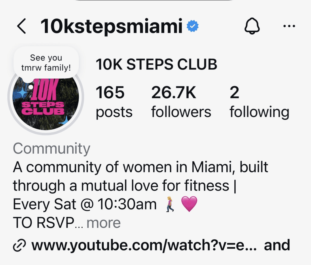 10kstepsclub client result