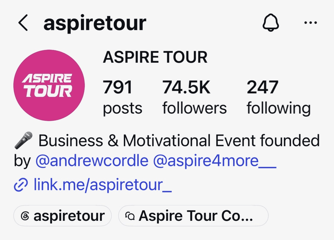 aspiretour client result